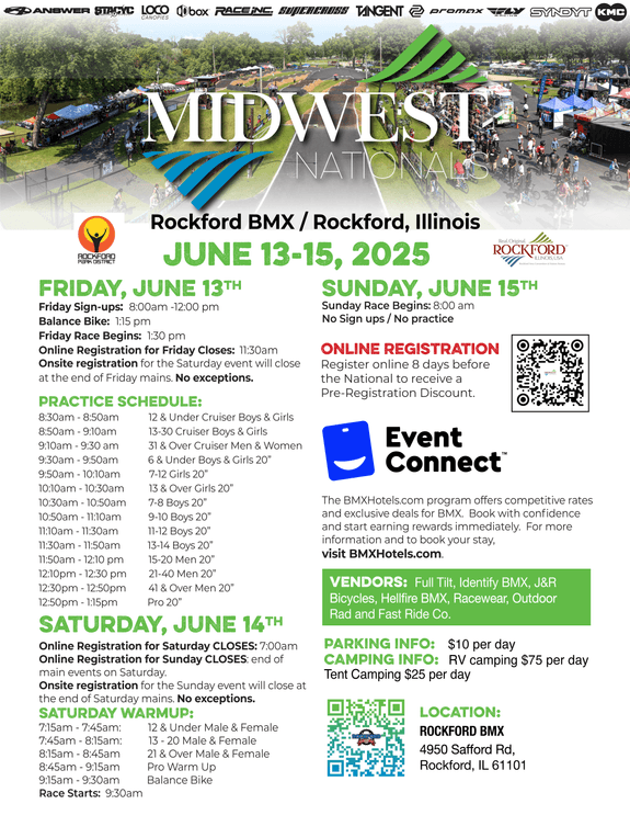 Midwest Nationals flyer