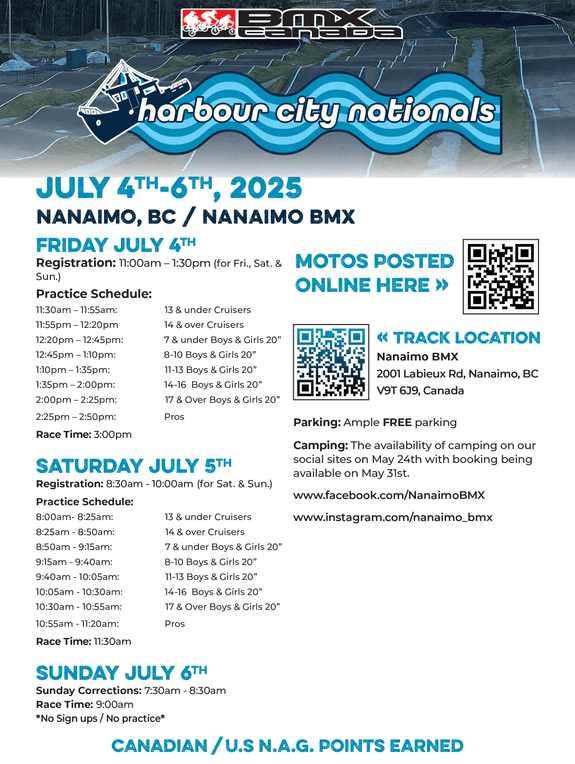 Harbour City Nationals flyer