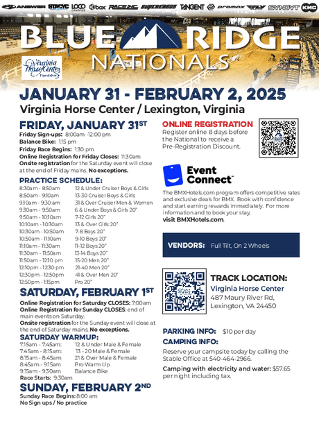 Blue Ridge Nationals flyer