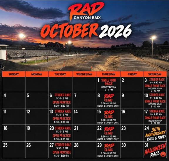 Rad canyon October Racing flyer